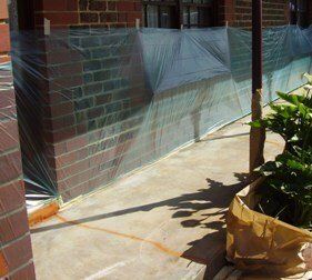 Before Spray Paving