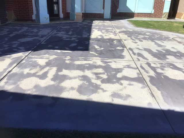 Before Spray Paving