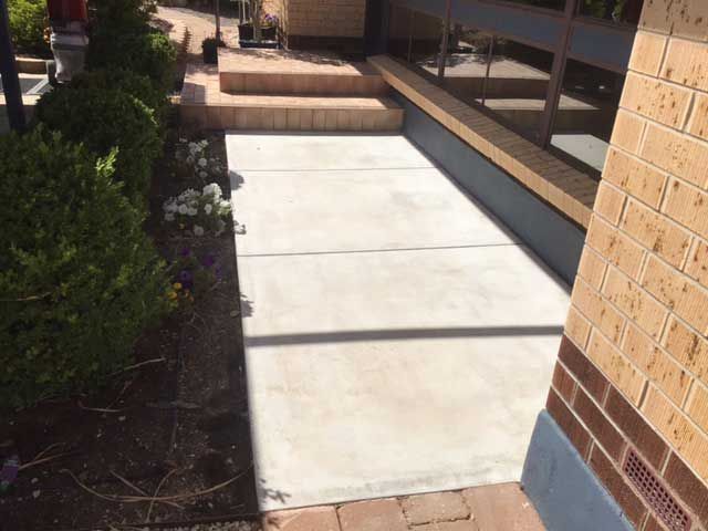 Before Spray Paving