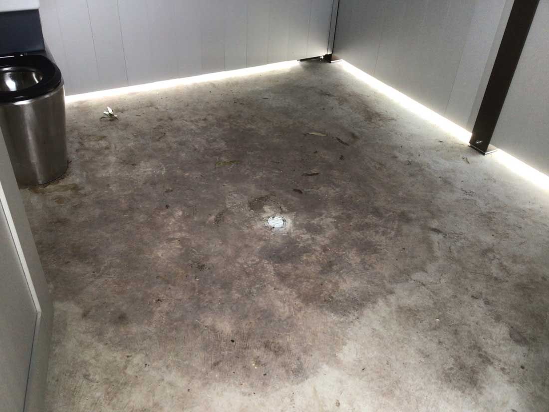 Before Flake Flooring