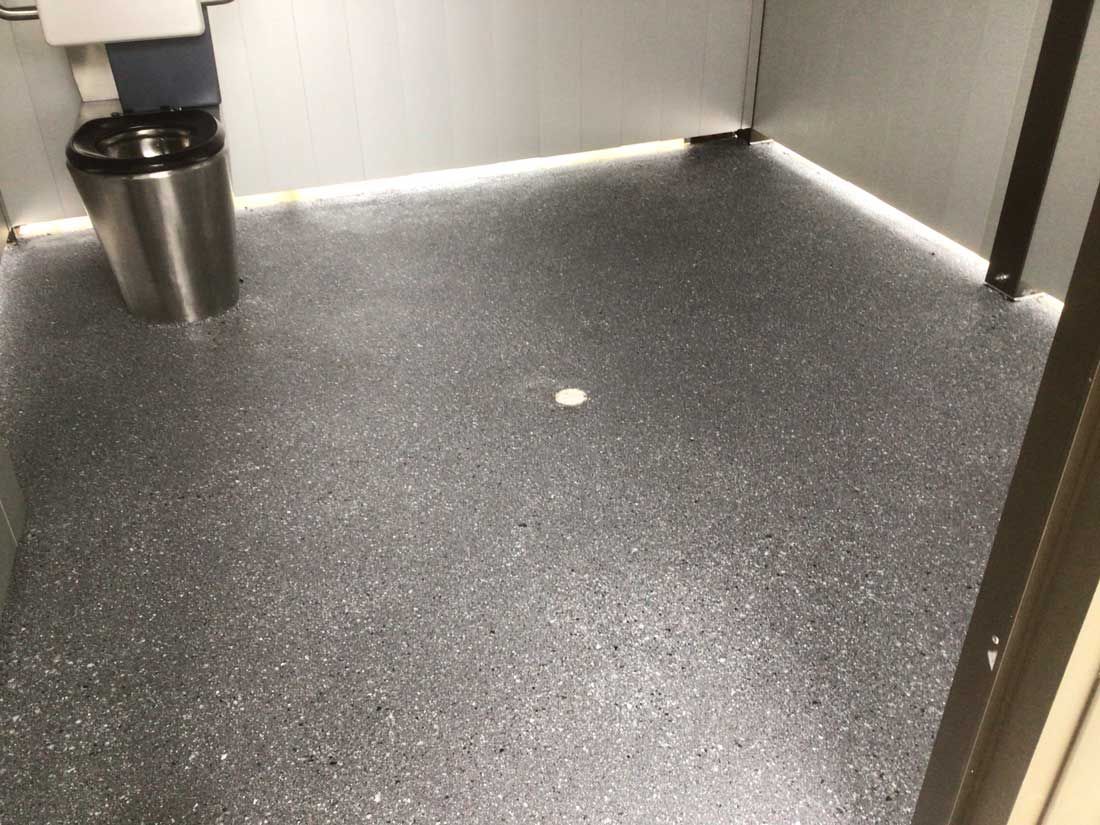 After Flake Flooring