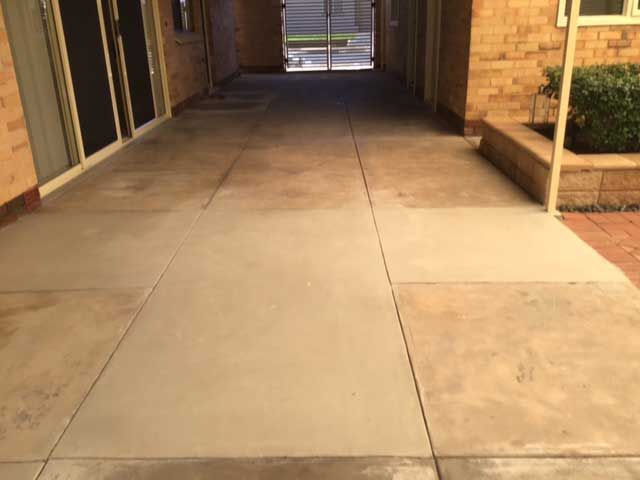 Before Spray Paving