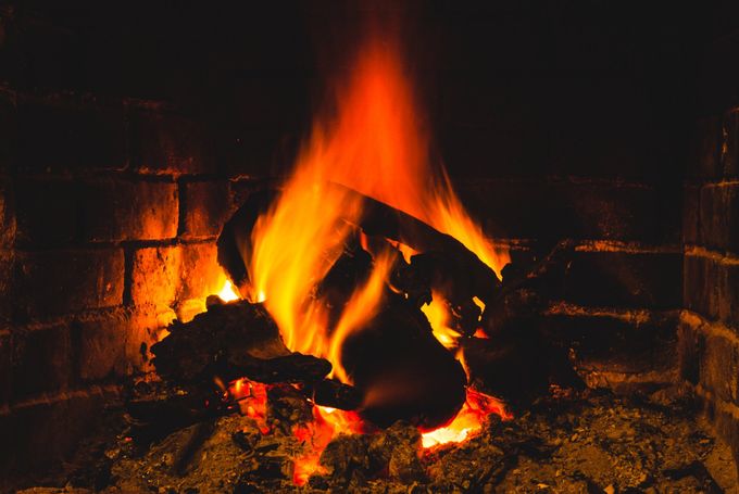 Burning Fire in Chimney — Atlanta and All Metro Areas — A Advanced Chimney Service Burning Fire in Chimney — Atlanta and All Metro Areas — A Advanced Chimney Service