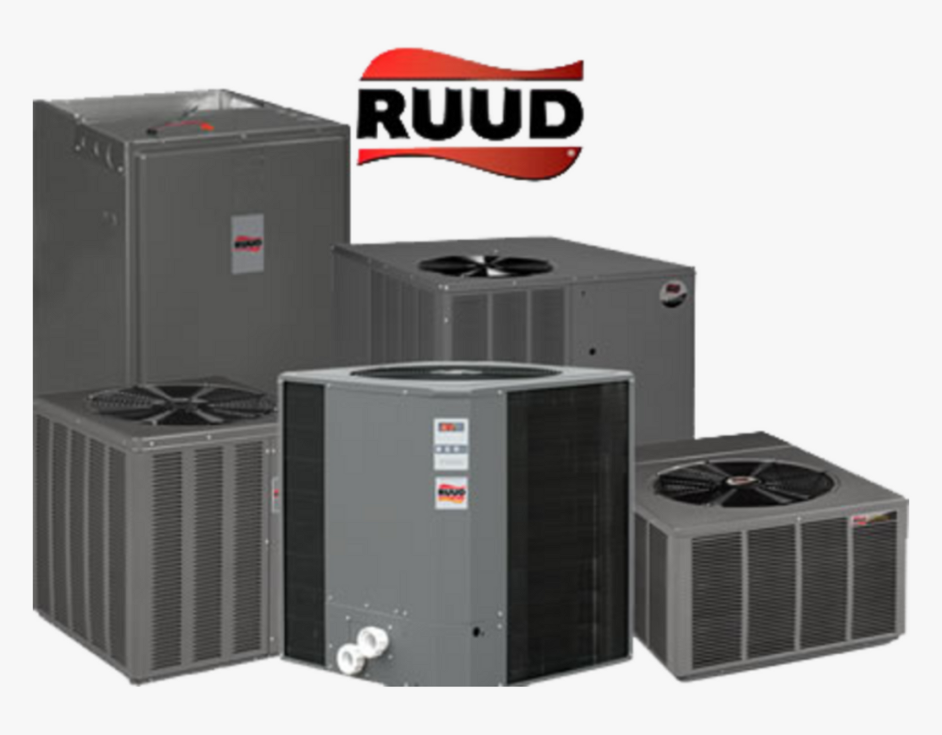A group of air conditioners from the company ruud