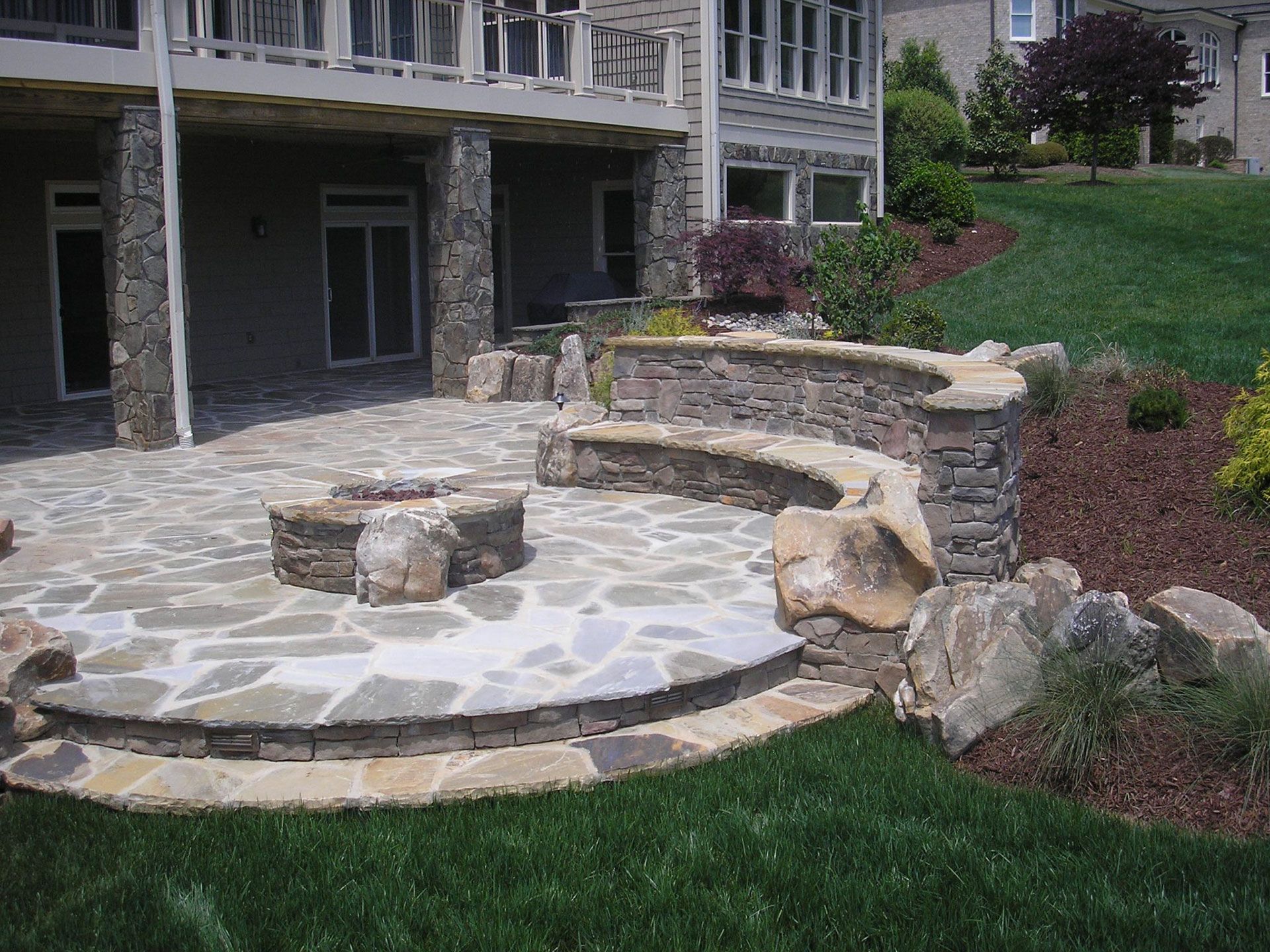 Outdoor Fireplaces and Firepits Raleigh & Apex, NC Brookscapes LLC