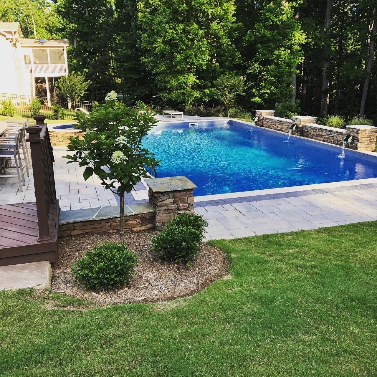 Swimming Pool Design and Construction | Raleigh, NC | Brookscapes LLC