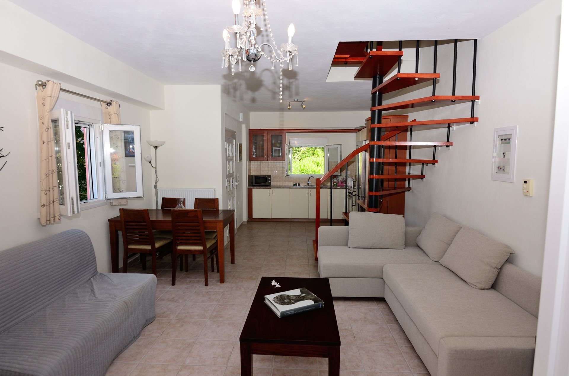 villa ektoras maisonette living room