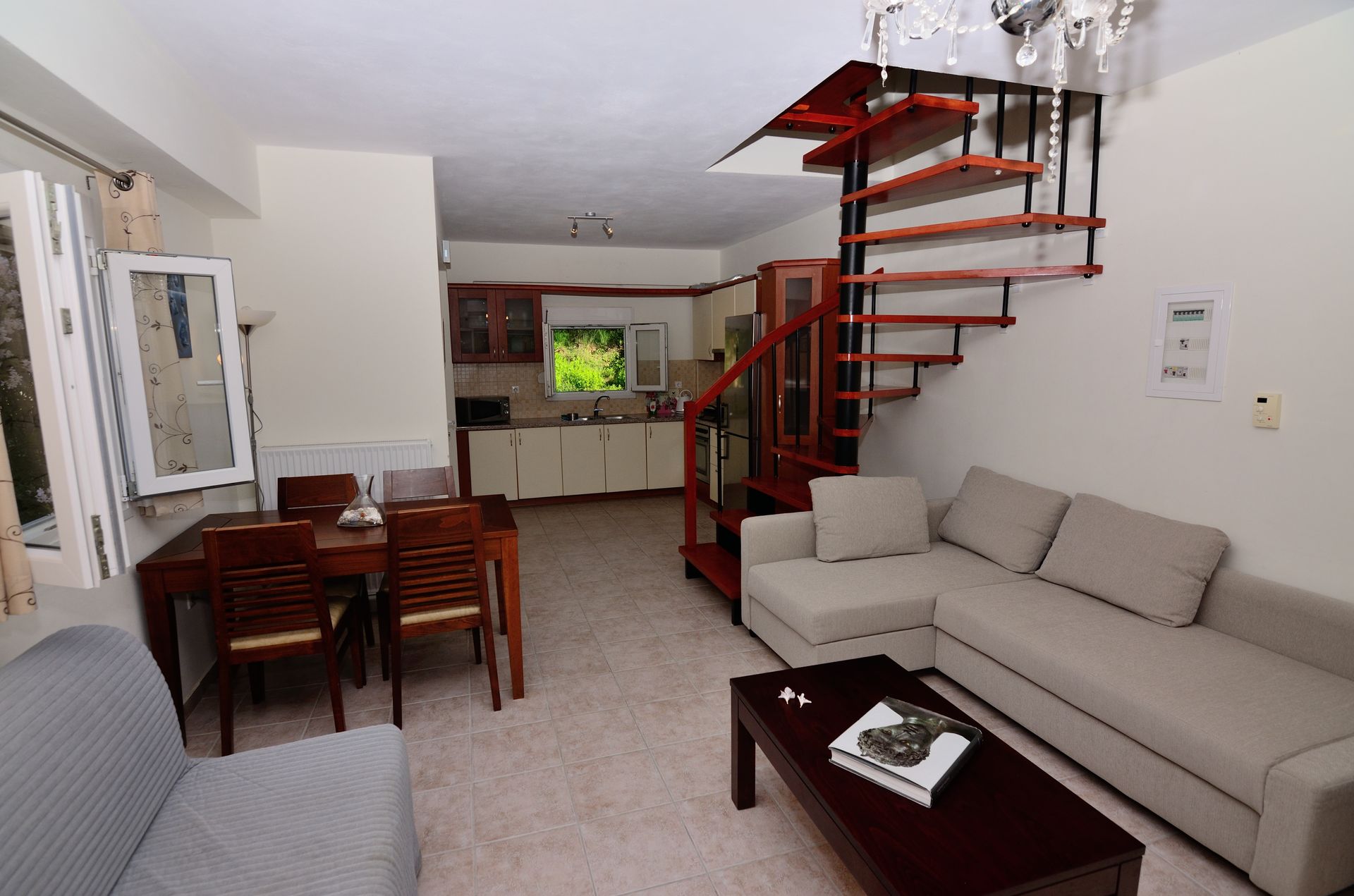 villa ektoras maisonette living room