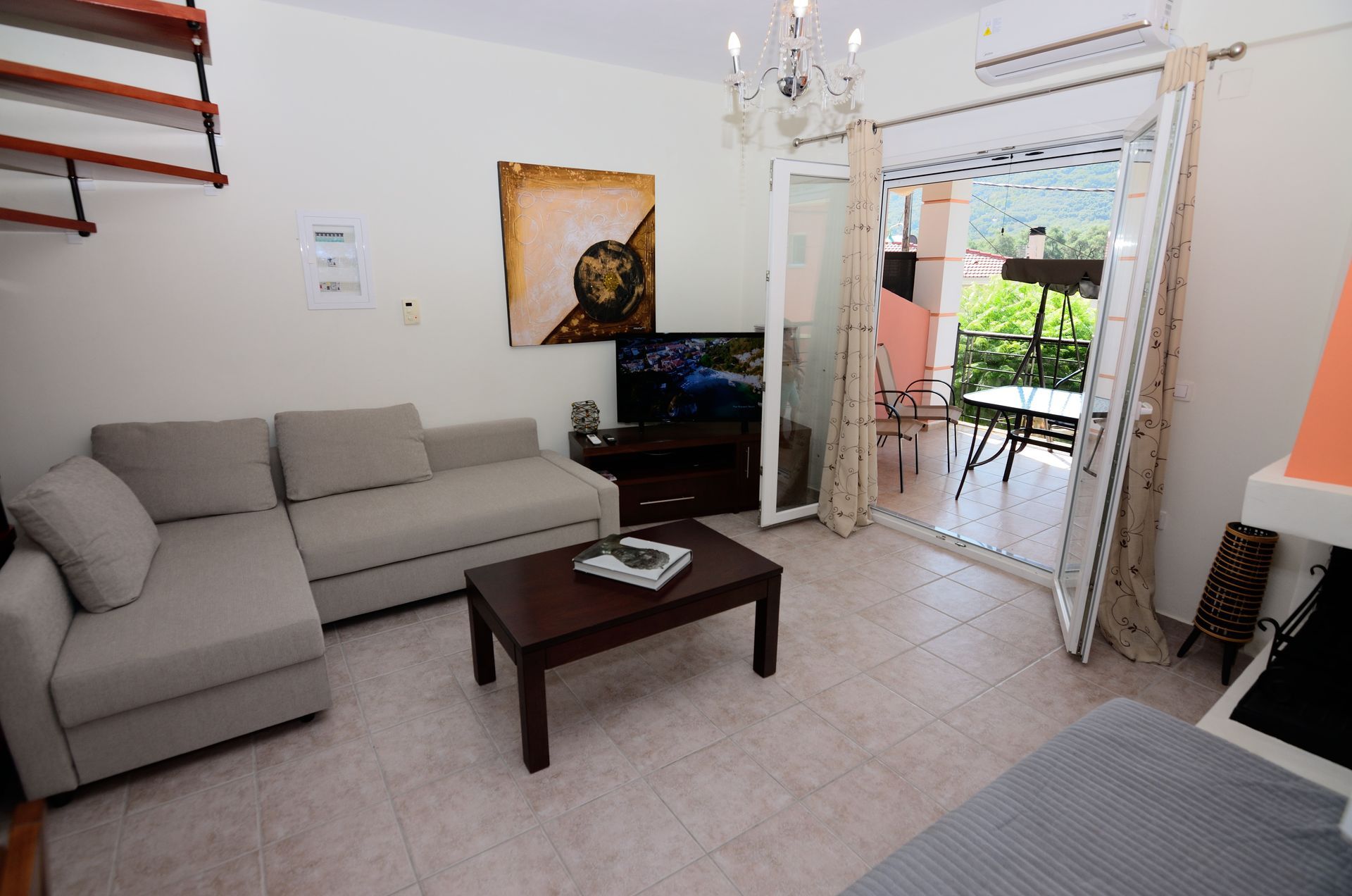 villa ektoras maisonette living room