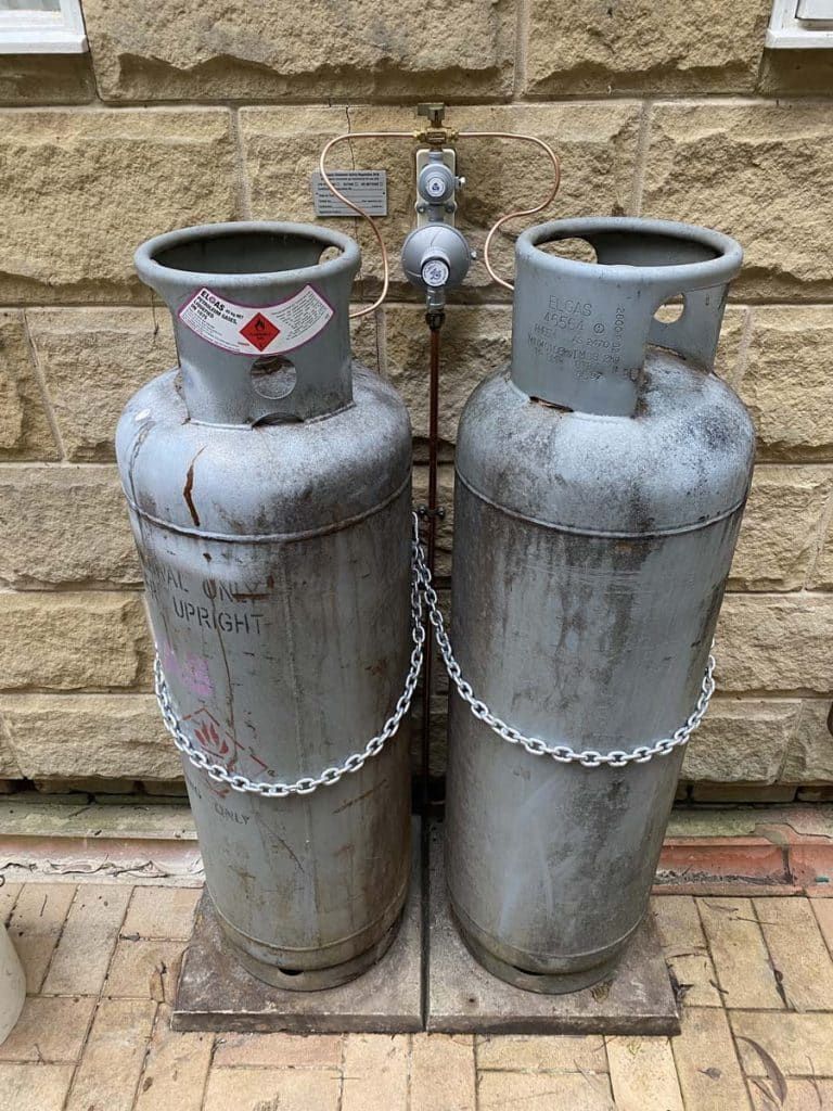 LPG Gas Bottle Installation