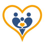 Family-owned and operated family icon inside heart symbolizing trust, care, and cremations