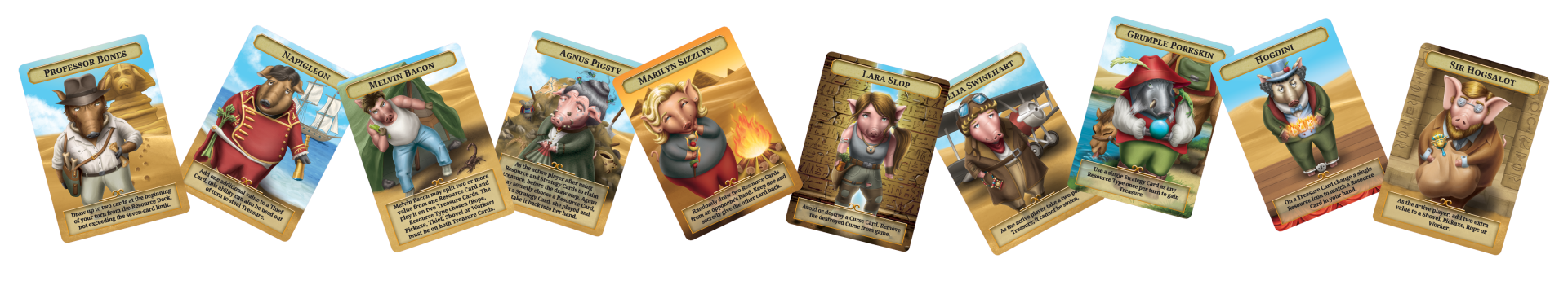 Treasure Hogs game cards Treasure Hogs game cards