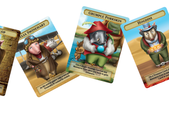 Treasure Hogs game cards