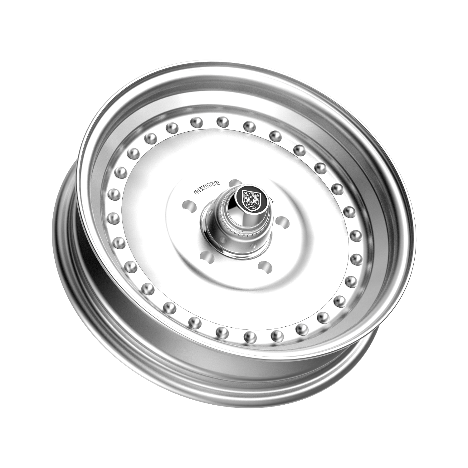 Center Line Auto Drag 15x4 Brushed Aluminium