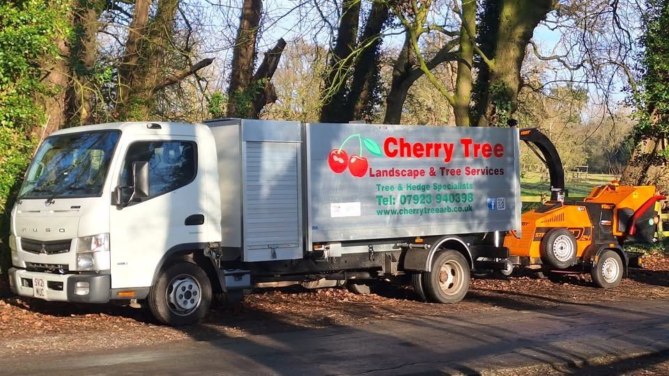 Tipper Truck and Chipper