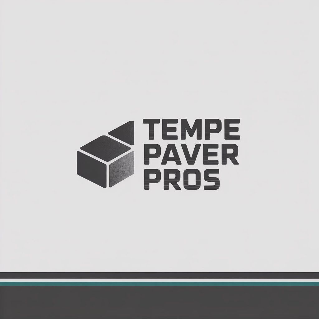 Logo for Tempe Paver Pros: cube graphic with 