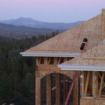 New Gutters on Large House — Redding, CA — Dino’s Rain Gutters