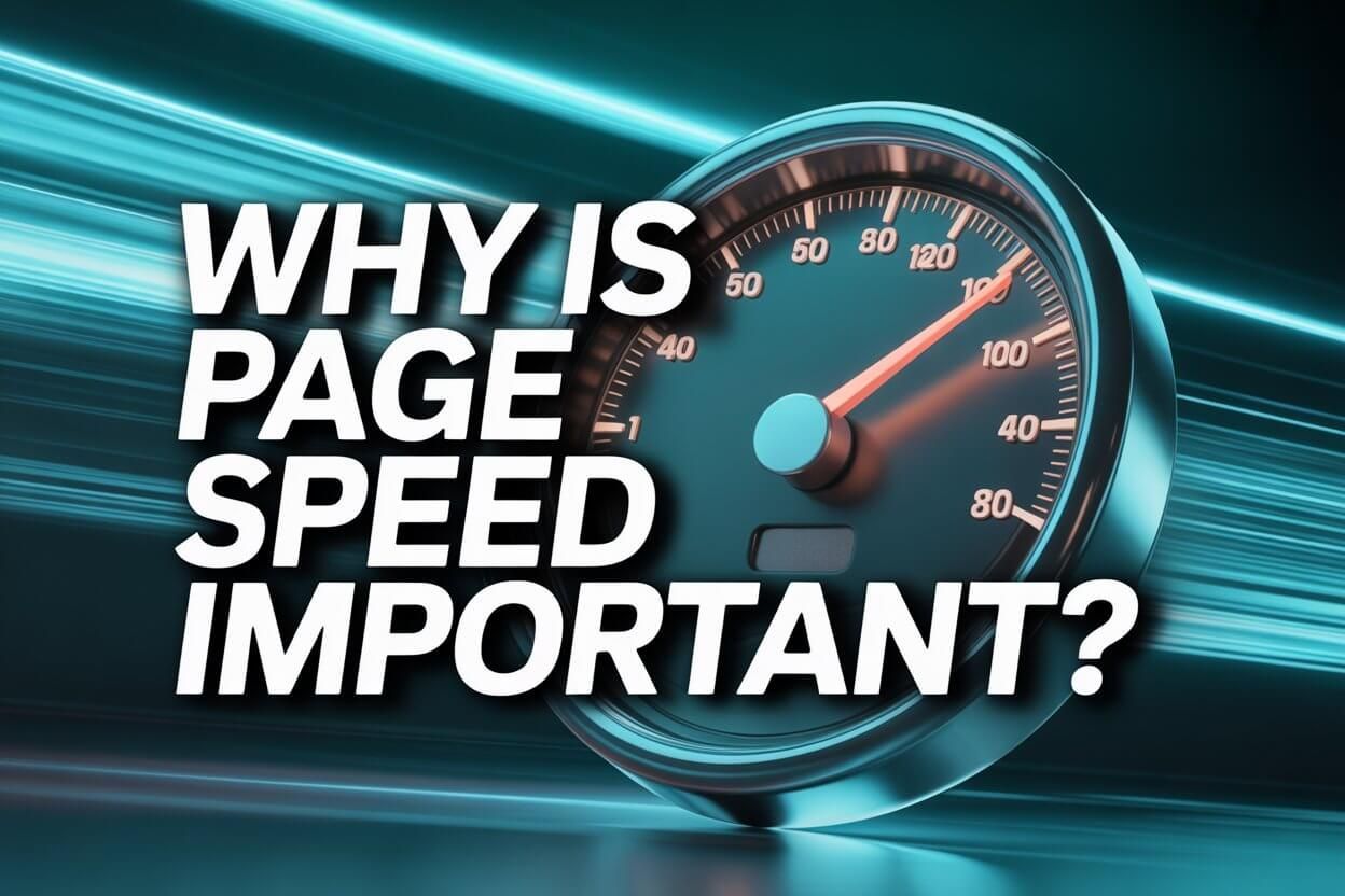 A speedometer with text 