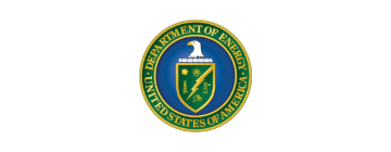 U.S. Department of Energy seal with green and gold circular emblem on white background