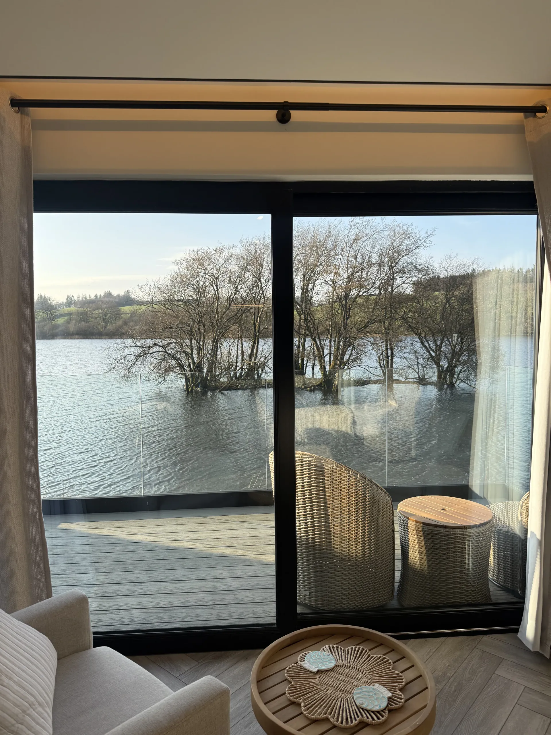 Loch facing rooms at The Inn On The Loch, Crocketford, near Dumfries, south west Scotland