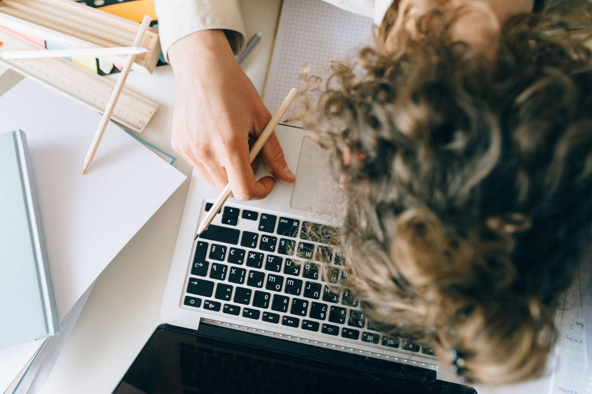 person over-researching 