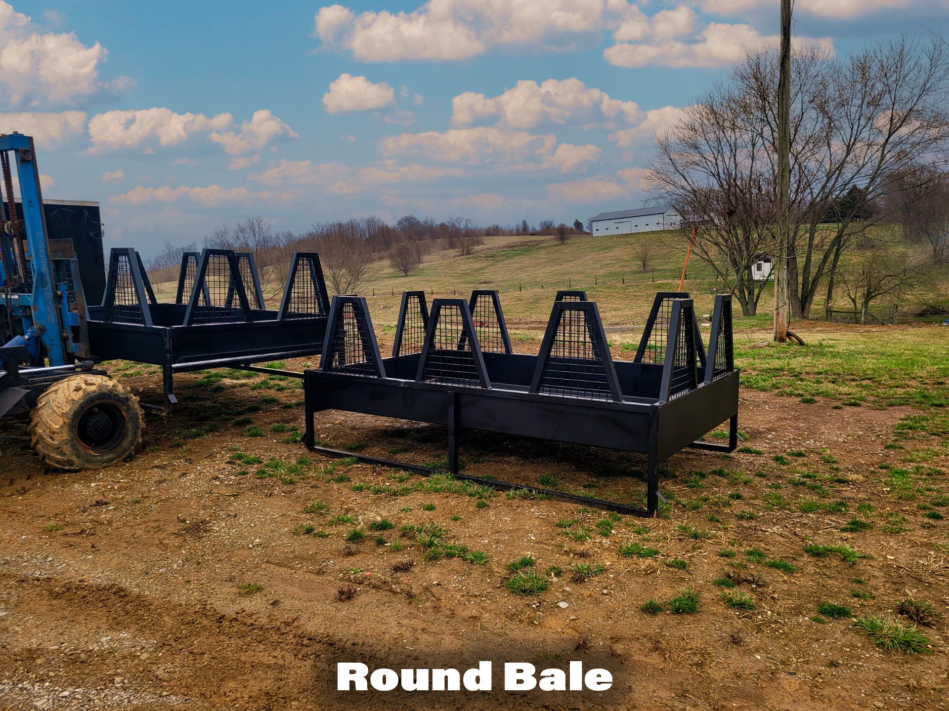 Round Bale Feeder for Horses