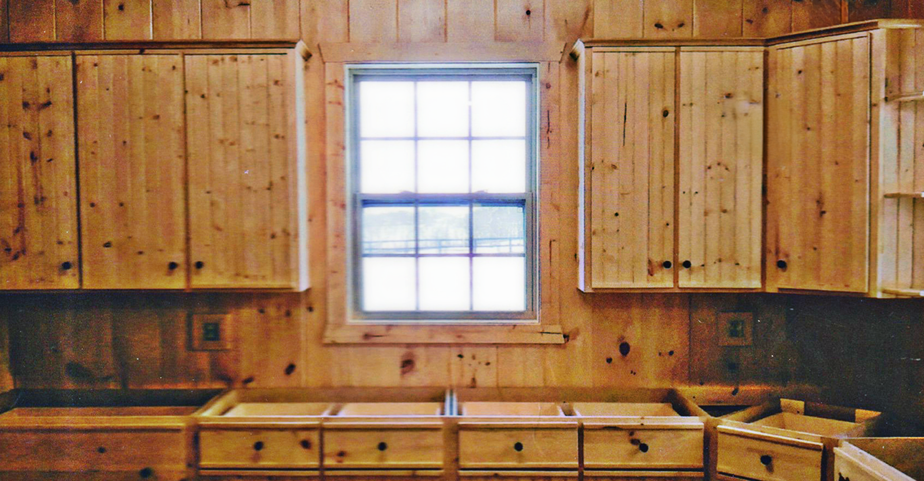 Custom handbuilt and installed Kitchen Cabinets