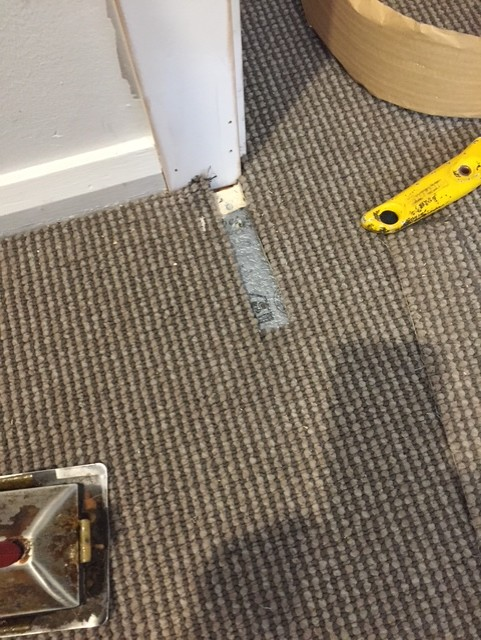 ripped carpet