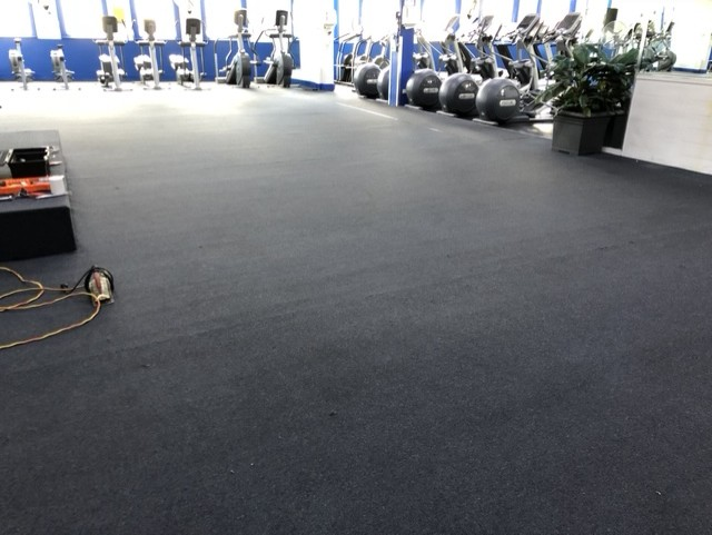 re-stretched carpet