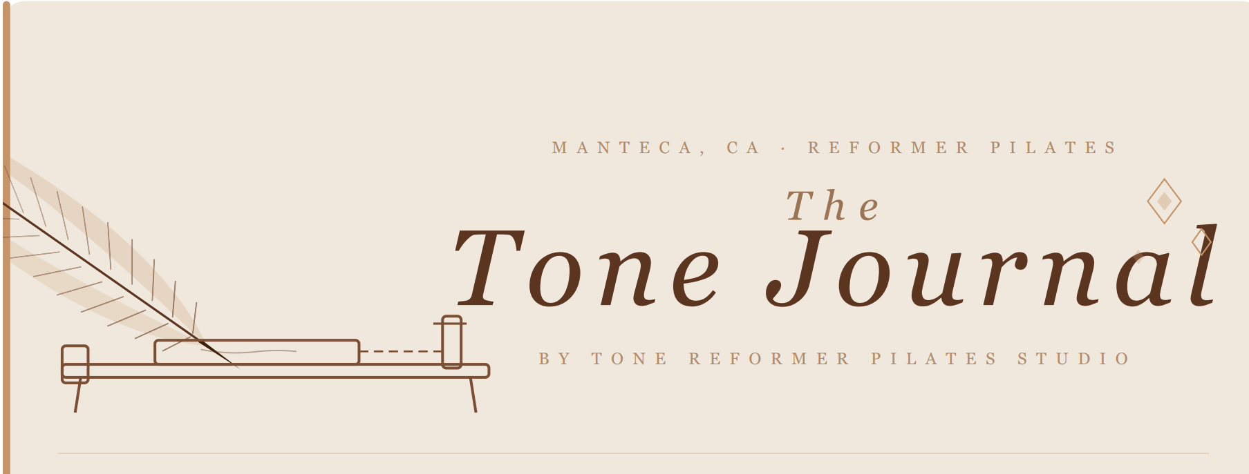 Reformer Pilates studio in Manteca CA featuring high-performance Allegro 2 machines at Tone Reformer Pilates