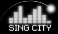 Un logo noir et blanc pour Sing City