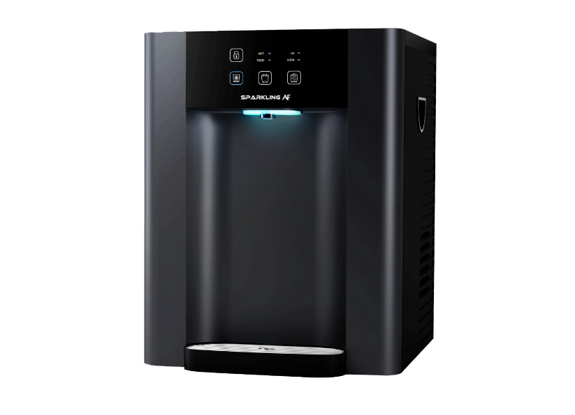 SPARKLING AF
Wow! The Sparkling AF
Sparkling Water
Tower & Countertop Models
Cold and Hot Water
Touch Panel
Leak Detection in Countertop
UV Sterilization
Filtration