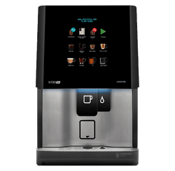 Vitro S5
Offers the authentic taste of the real espresso. The Vitro S5 comes with ample room for a large supply of coffee beans, along with milk, chocolate, decaffeinated coffee and instant tea, so as to easily meet the needs of settings such as offices, convenience stores and large meetings.