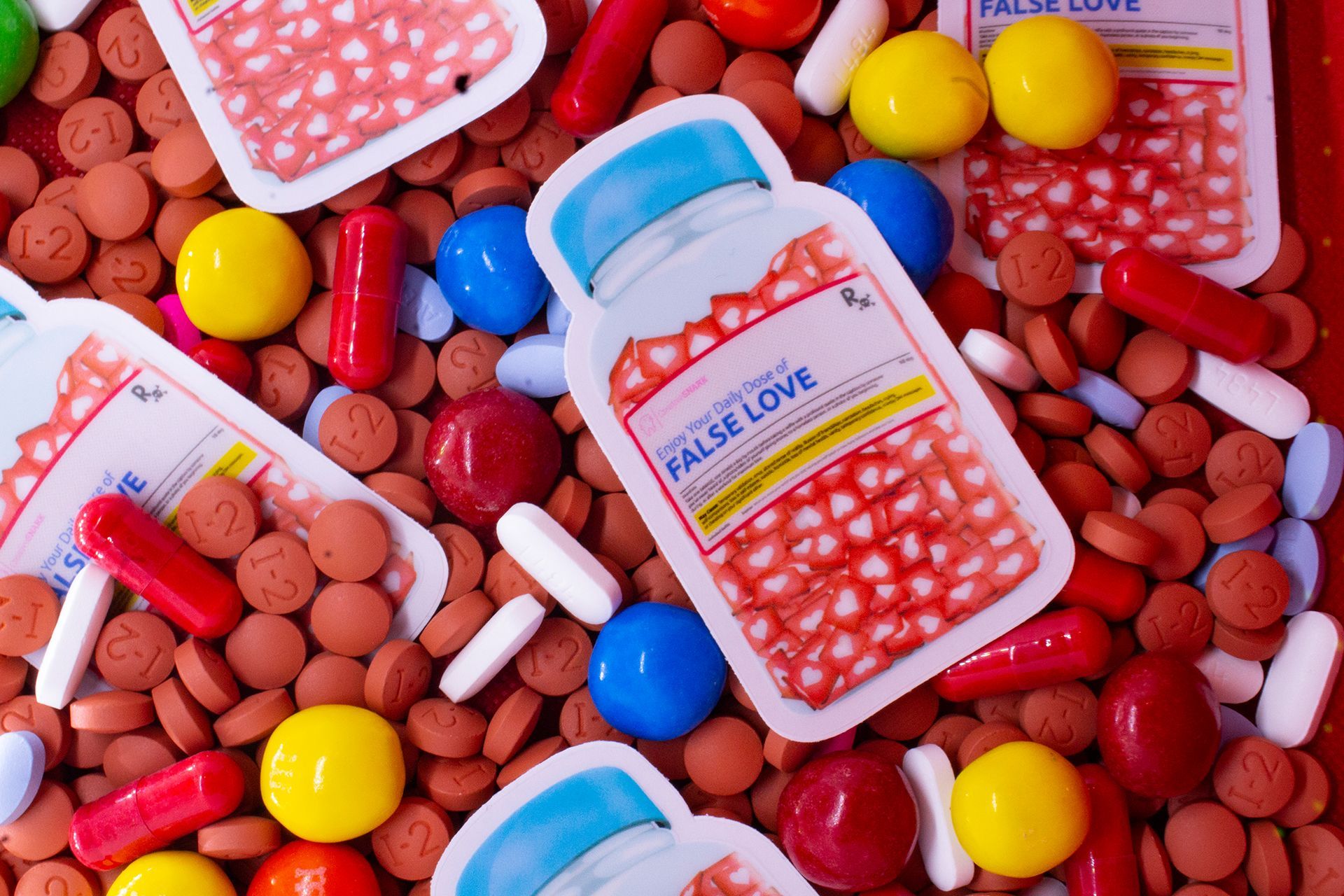 pill bottle sticker