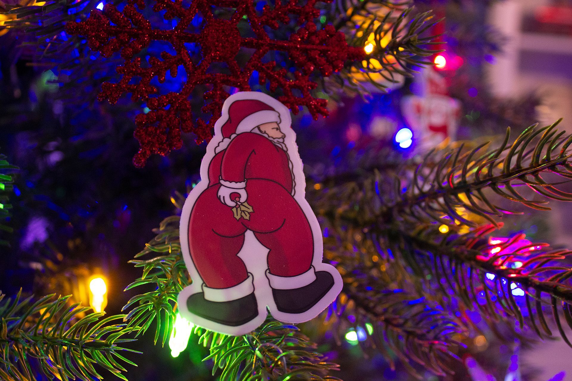 santa claus sticker