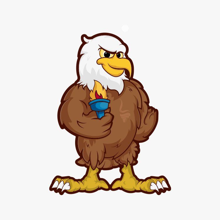 Liberty eagle mascot.