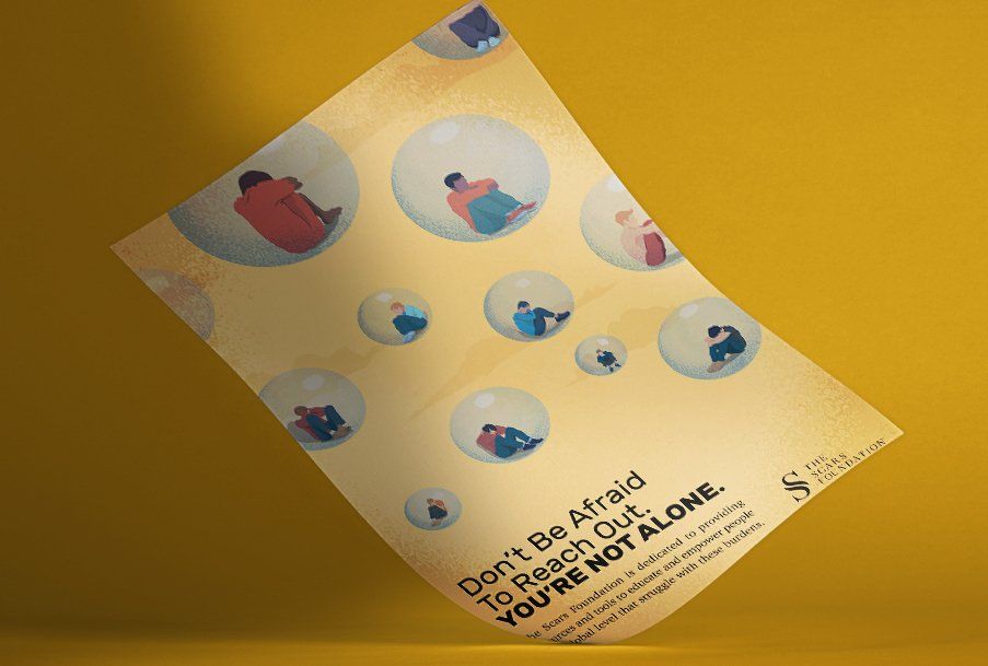 Scars Foundation AR flyer.