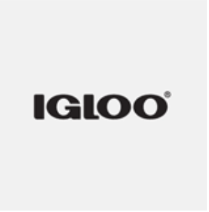 The black Igloo logo on a light gray background.