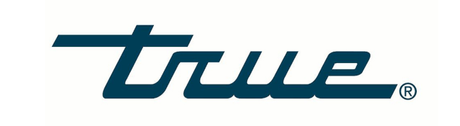 The True brand logo in dark blue text on a white background.
