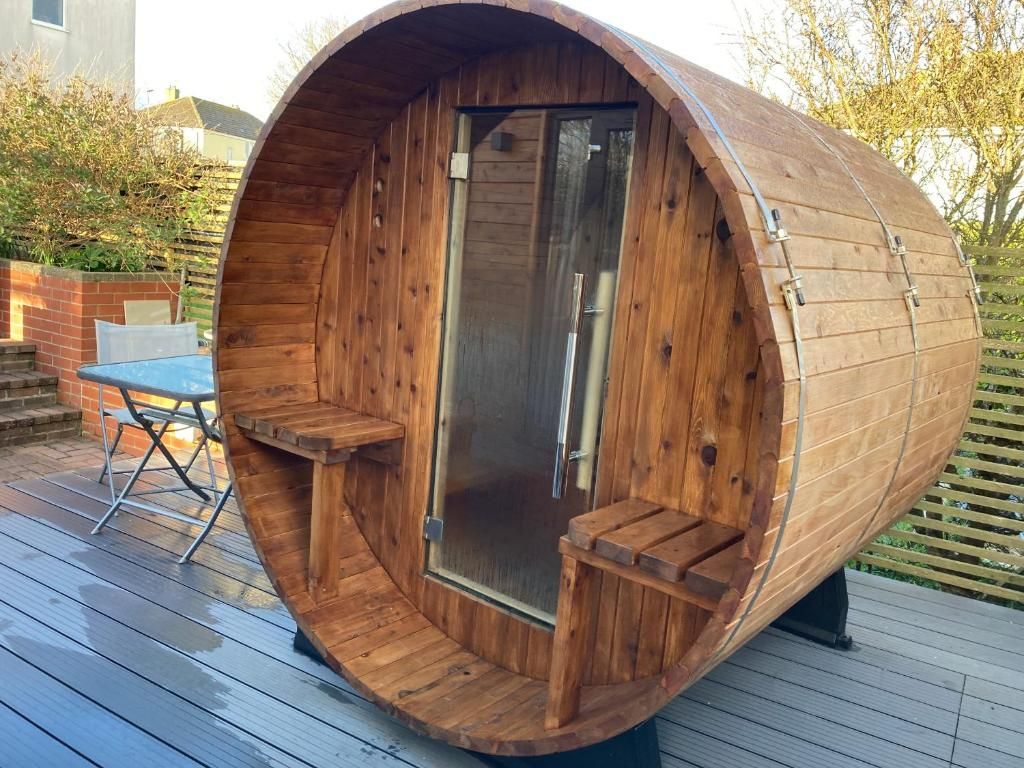 Red cedar sauna