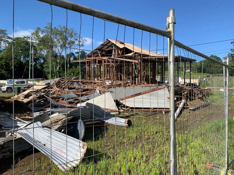 A Fence is Surrounding a Building Under Construction — Bennettron Demex in Corindi Beach, NSW
