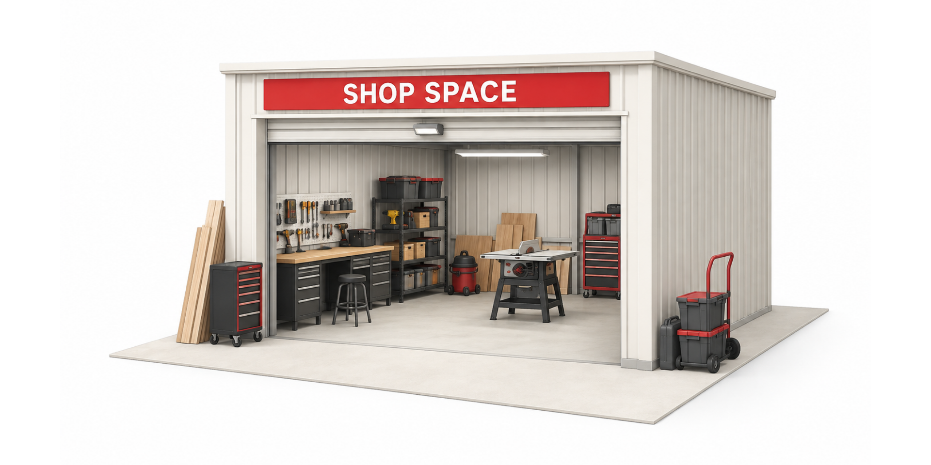 Shop space for rent in Oakland, OR