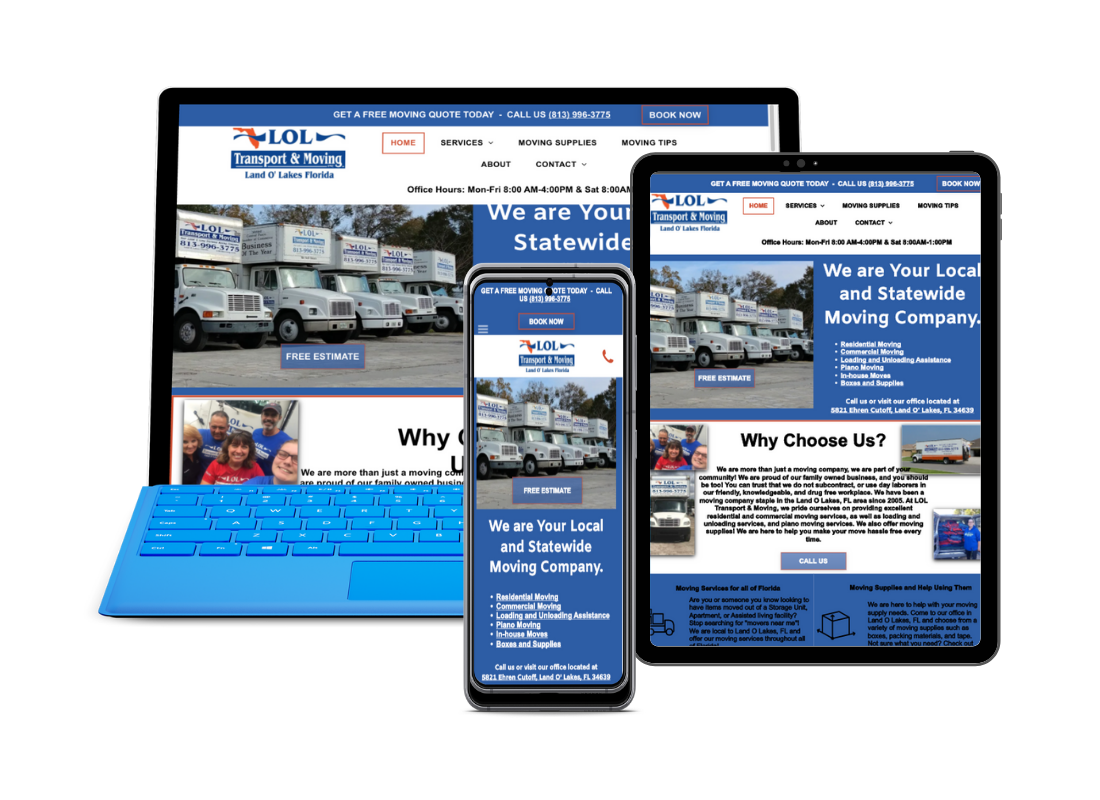Website Design and SEO Services | Land O Lakes, FL | Sunlake Interactive