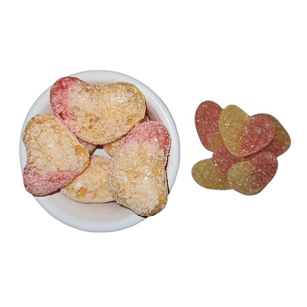 PEACH GUMMY HEARTS