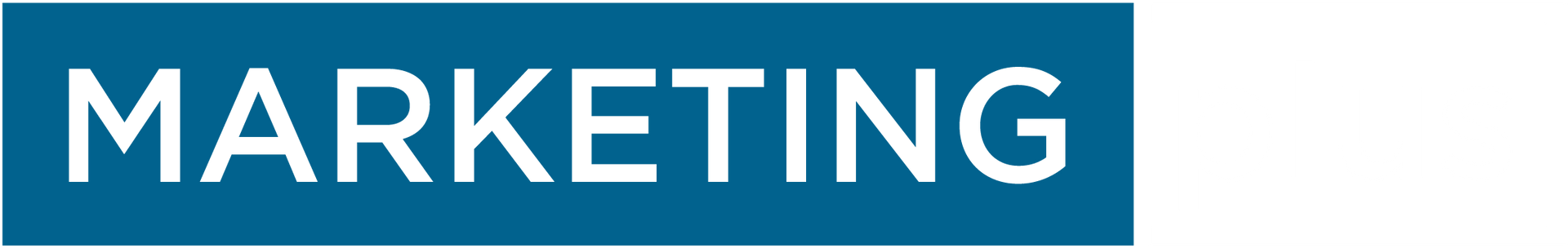 Blue banner with white text reading “MARKETING”