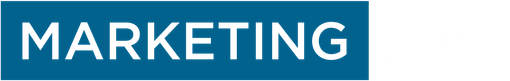 Blue banner with white text reading “MARKETING”