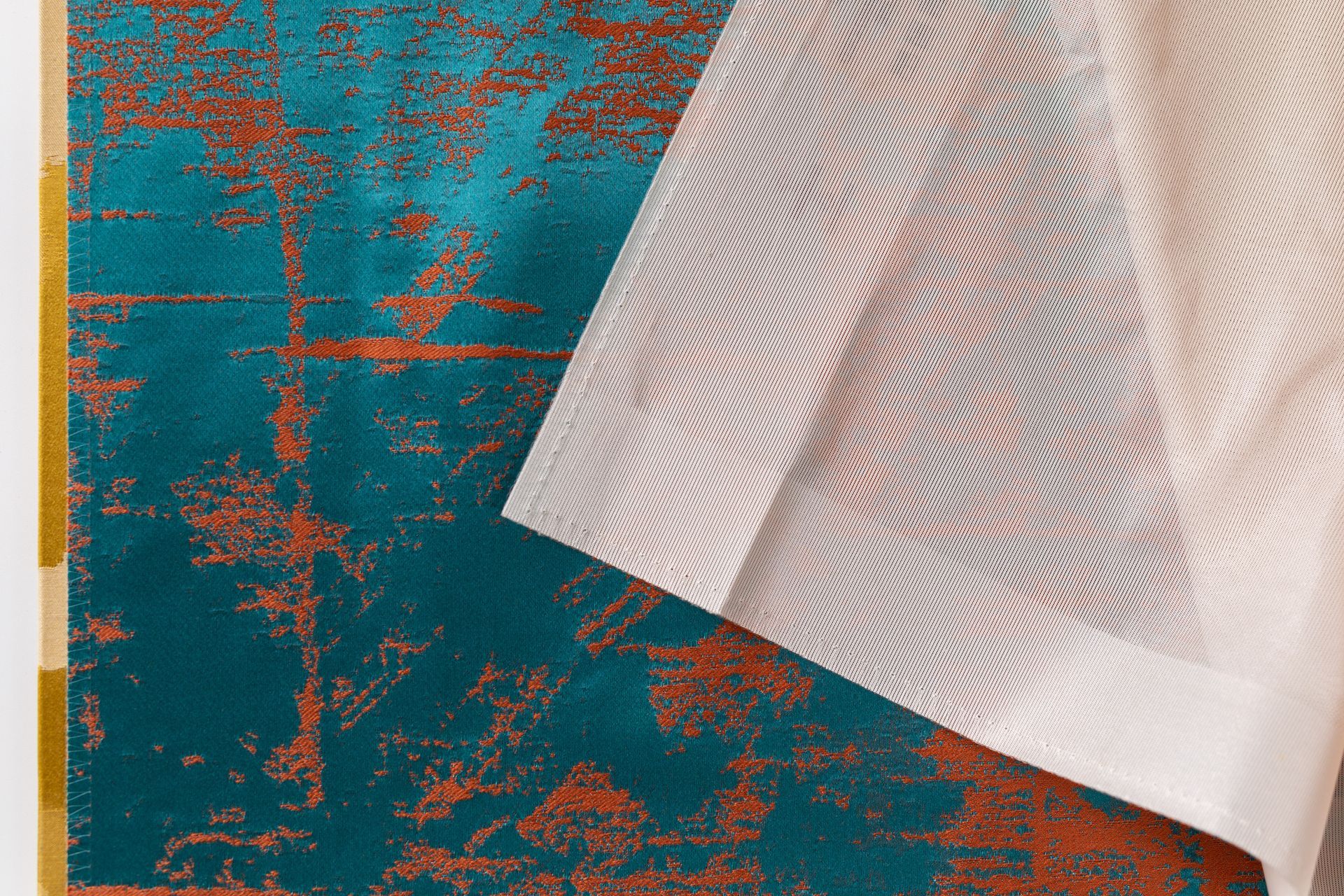 A close up of a piece of fabric with a pattern on it.