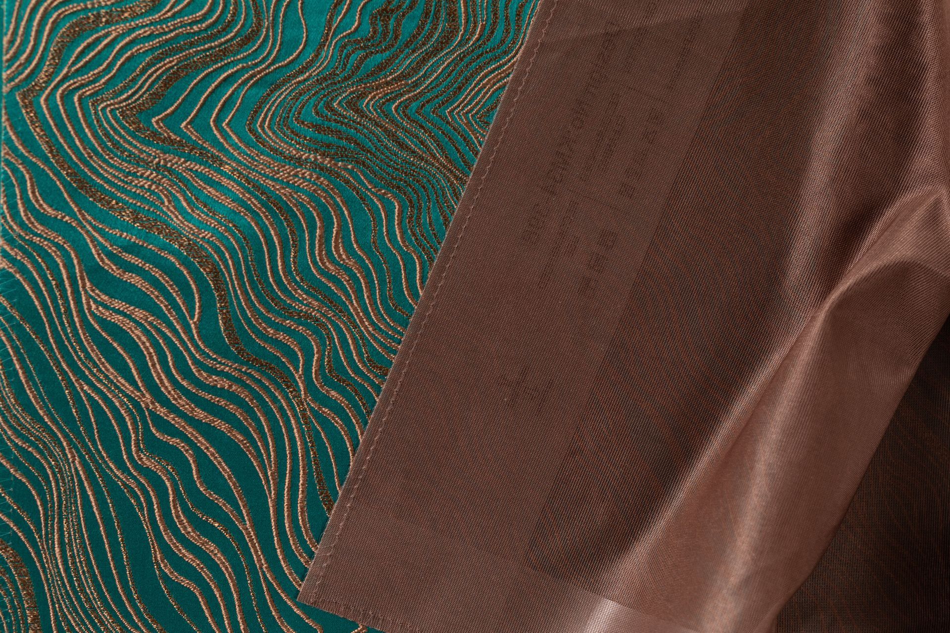 A close up of a piece of fabric with a pattern on it.
