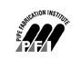 A black and white logo for the pipe fabrication institute.