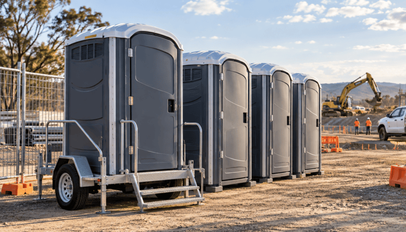 Portable toilet hire